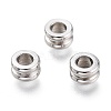 202 Stainless Steel European Bead Cores X-STAS-M282-02P-1