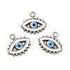 304 Stainless Steel Enamel Pendants STAS-A080-18P-1