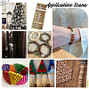 500Pcs Dyed Natural Beech Wood Beads WOOD-PH0003-85A-5