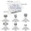 60Pcs 6 Style Tibetan Style Alloy Tube Bails FIND-YW0003-17-4