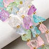 Raw Rough Natural Quartz Crystal Beads Strands G-Z131-J01-06-1