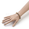 Natural Dyed Sandalwood Beads Stretch Bracelets BJEW-JB03842-05-4