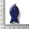 Natural Lapis Lazuli Pendants G-Z102-02G-02-3