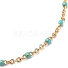 Brass Cable Chain Bracelets BJEW-JB05334-3
