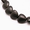 Heart Synthetic Turquoise Beads Strands TURQ-I019-12mm-09-1