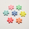 Opaque Acrylic Flower Beads SACR-Q100-M052-1