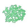 EVA Foam Alphabet and Numbers Fridge Magnetic Sticker AJEW-D0403-04C-1