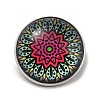 Round Glass Brooches FIND-Q096-01G-1
