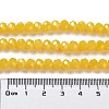 Baking Paint Imitation Jade Glass Bead Strands DGLA-A034-J6MM-A30-5