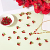 50Pcs Glass & Acrylic Beaded Charms GLAA-SC0002-77-3