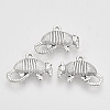 Tibetan Style Alloy Pendants TIBEP-T009-44AS-RS-1