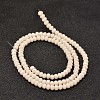 Faceted Rondelle Glass Beads Strands X-GLAA-I033-3mm-04-2