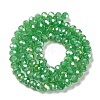 Baking Electroplate Glass Beads Strands DGLA-A039-J10mm-B03-2
