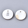 Natural Freshwater Shell Pendants X-SHEL-Q018-01A-S-P-2