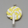 Handmade Polymer Clay Pendants X-CLAY-Q240-014-3