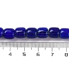 Handmade Lampwork Chevron Beads Strands LAMP-K041-01B-21-5