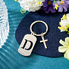 1Pc Stainless Steel Keychains KEYC-TADJ0001-08D-3