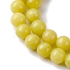 Natural Lemon Jade Beads Strands G-G284-A01-8mm-6