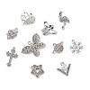 Alloy Rhinestone Pendants RB-TA0001-04-6