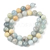Natural Aquamarine Beads Strands G-D327-A01-10mm-3