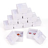 Square Paper Jewelry Ring Gift Boxes with Bowknot CON-TAC0010-80E-1
