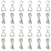 50Pcs Brass Ice Pick Pinch Bails IFIN-FS0001-47B-1