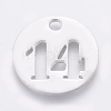 Non-Tarnish 304 Stainless Steel Pendants STAS-F233-14-P-1