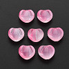 Two Tone Transparent Spray Painted Glass Beads GLAA-T022-24-C06-1