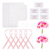 Clear PVC Candy Gift Packaging Boxes with Ribbon & Artificial Flower CON-TAC0001-20A-2