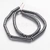 Non-magnetic Synthetic Hematite Beads Strands G-P218-19-03-3