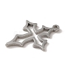 Non-Tarnish 304 Stainless Steel Pendants STAS-L022-318P-2