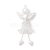 Frosted Acrylic Pendants PALLOY-JF04048-01-1