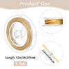 Copper Wire for Jewelry Craft Making CWIR-WH0016-04-2