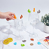  2 Sets Squirrel Silicone Wine Glass Charms DIY-NB0010-66-3