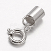 Sterling Silver Spring Ring Clasps X-STER-P005-11-2