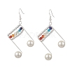 Brass Dangle Earrings EJEW-TA00803-3