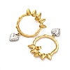 304 Stainless Steel Dangle Stud Earrings EJEW-K296-02GP-07-3