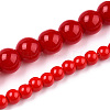 Opaque Solid Color Glass Beads Strands GLAA-T032-P4mm-04-4