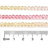 Transparent Painted Glass Beads Strands X1-DGLA-A034-T4mm-A09-3