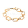 (Jewelry Parties Factory Sale)Acrylic & Aluminum Cable Chain Bracelets BJEW-JB05425-05-1