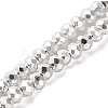 Electroplate Glass Beads Strands EGLA-D030-15A-06-1