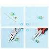 Brass Eye Pins KK-YW0004-04C-G-3