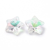 Electroplate Glass Charms GLAA-H104-A10-3