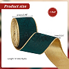 10 Yards Single Face Velvet Wired Ribbons SRIB-WH0011-153A-2
