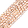 Natural Nucleated Pearl Beads Strands PEAR-N012-02O-02-2