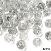 Crackle Transparent Glass Beads Strands GLAA-YW0005-73A-1