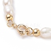 Grade A Natural Pearl Beaded Bracelets with Brass Spring Ring Clasps for Women X-BJEW-JB08037-5