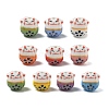 Handmade Porcelain Beads PORC-WH0006-02-1