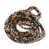 Crackle Glass Beads Strands CCG-C002-6mm-04-2