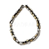 Handmade Gold Foil and Silver Foil Lampwork Beads FOIL-C001-01A-09-2